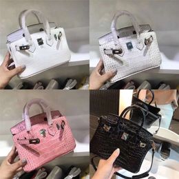 Designer AabirdKing Toes Handtas Women's High-End Mini Alligator Single Souple Messenger Bag X5ll originele kwaliteit