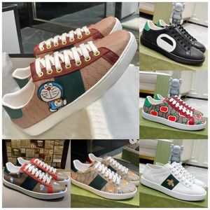 Zapatillas de deporte Ace de diseñador para hombre y mujer, zapatos informales de lujo bordados con estrellas de abeja, tenis 1977, zapatillas de deporte bordadas de lona