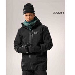 Designer Activewear Arcterys Jacket Outdoorkleding Heren Series Sprintjack voor heren 23 jaar BRESA SV Series Ski Duurzame weerbestendige jas Zwart WNE52