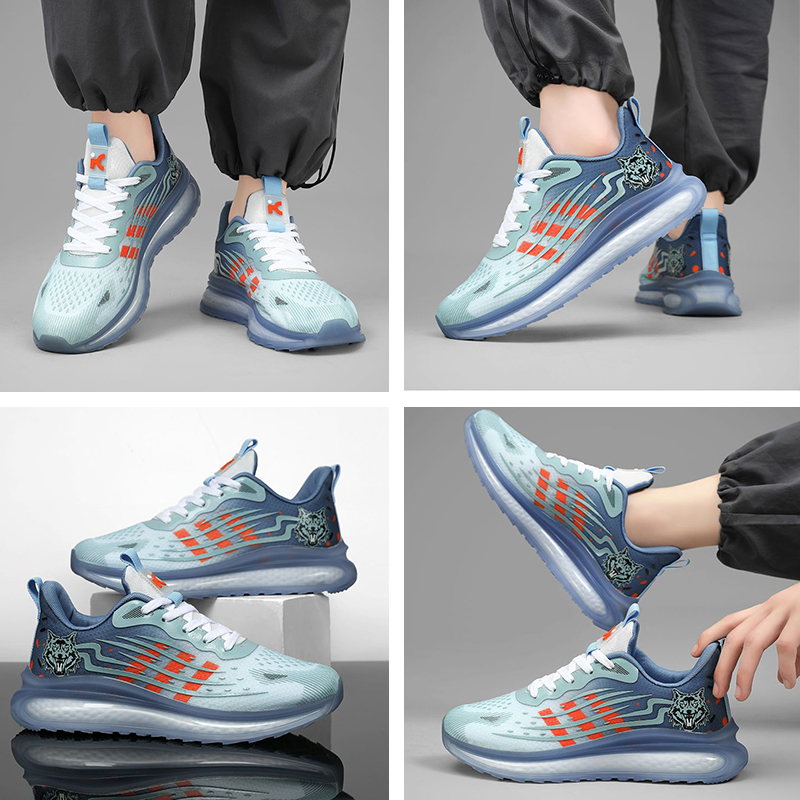 Designer Air Cushion Running Scarpe ad alta risoluzione inertia blu wave da basket scarpette bianche blu bianca blu scarpe da ginnastica da notte alla moda size 36-45