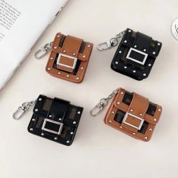 Designer-AirPod-Hülle 1 2 3 Pro 2. 1. Generation Case Cove Luxus-AirPod-Hülle aus Leder für Apple AirPods AirPods 2 Air Pods 3 4 Schlüsselanhänger Mini-Tasche Luxus-Hülle