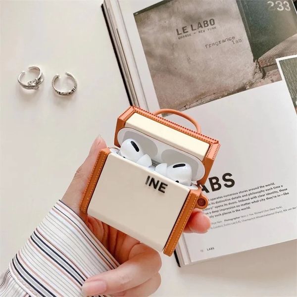 Diseñador AirPods Pro 1 2 AirPod Case Air Pods 3 Estuches Auriculares inalámbricos Bluetooth Marca Protector de auriculares Juego de fundas para auriculares CYD238263