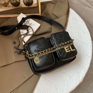 Designer alles-in-één tas voor dames Nieuwe hoogwaardige damestasketting Lingge Mode Veelzijdige schouder Crossbody Klein vierkant