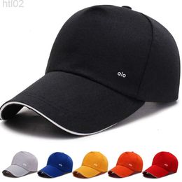 Ontwerper Alooo Yoga Hat Vercace Cap Men's and Women's veelzijdige zonnebrandcrème Ademende Cool Sun Hat Fishing Duck Tong