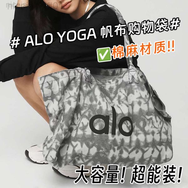 Diseñador Aloyoga Bag Al Aloos Yoga Bag Quick Hair Sports and Fitness Bag Un hombro Lona de mano Unisex Bolsa de compras de gran capacidad