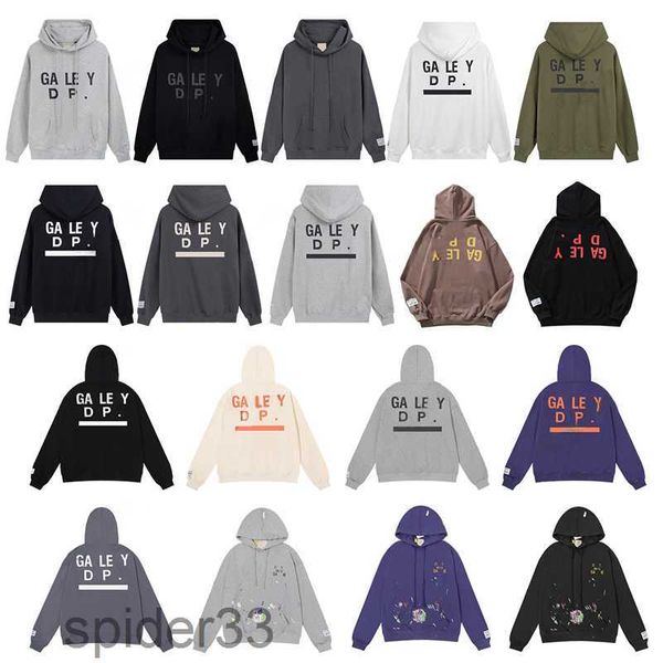 Designer American Galleries Tops Dept Womens Hoodies Pullys Fashion Cotton Mens Loose Lot Long Maning High Street Tops Imprimé Tize Taille S-XL 5WI3 UTUY