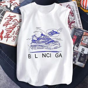 Ontwerper Amerikaans retro noodlijdend heren-T-shirt, oversized gewassen loszittende herenmodetrend hemdje met korte mouwen straathiphopkleding voor heren