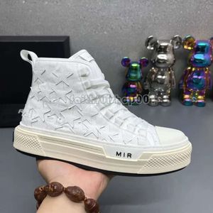 Designer Amirir Schoenen Heel Stars Court Sneakers Ma Court Hi Sneaker Designer Heren Skel Top Lage Sneakers Luxe Lederen Canvas Schoenen Hoge Schoenen Maat 39-46 fd