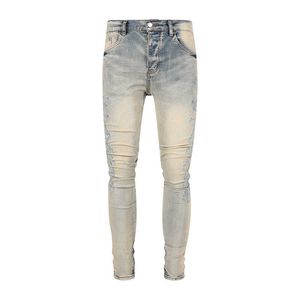 designer amirssNew Blue Side Bone Fashion Jeans pour hommes