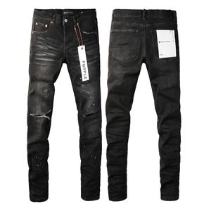 Designer Amirssnew Purple Brand Black Knee Old Patch Mens Jeans