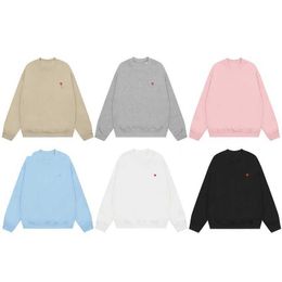 Designer Amis Herren-Kapuzenpullover, neue Ice Cream-Serie, Love Inns-Stil, koreanische Stickerei, kleines Herz, Damenmode, hochwertige, coole Herren-Kapuzenpullover