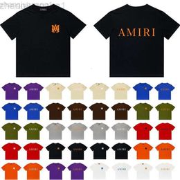 Designer Amris T-shirt Chao marque lettres avant et arrière imprimées hip hop décontracté col rond manches courtes T-shirt à manches courtes