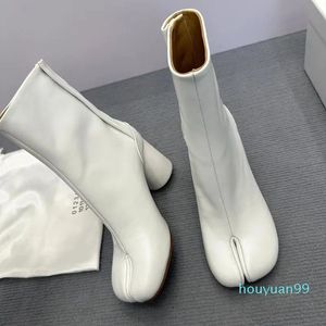 Designer - Boot botte de botte de banque talons grossiers rond de la mode de la mode Unisexe de luxe de luxe pour femmes chaussures de mariage chaussures d'usine
