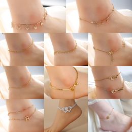Designer Ankle Bracelet Womens Anklet Classic bloemkool Anklet Ocean Foot Anklets Summer Casual Jewelry Classic Womens for Party Gifts