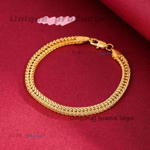 Chaîne de créateurs larges 6 mm chaîne de liaison cubaine Gold Color Anklet Bracelet de cheville pour femmes Men Fashioin Luxury Affaire des chevilles imperméables 549