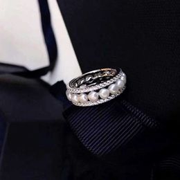 Designer AP Ring Luxe Top Parel Vrouwelijke Zoetwater Wijsvingerring Klein en Luxe Franse Geavanceerde Sense Ring Zachte Stijl Valentijnsdag Accessoires Sieraden