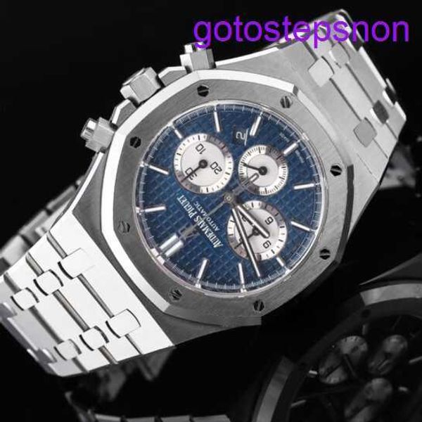 Designer AP Wrist Watch Steel King 26331 le plus élégant visage bleu Automatique mécanique MONTRE MENSE MENSE 41 mm
