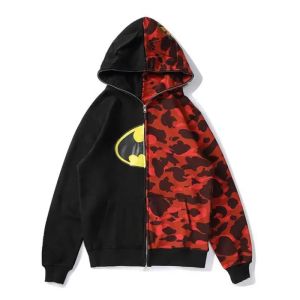 Designer Ape Hoodie Shark Hoodies Zipper Sweatshirts Fashion Full Zip Crazy Face Jacket Vestes chaudes Big Abc Felpa Camo Sudadera Hooded Coat 3xl GPKK 18 87KA