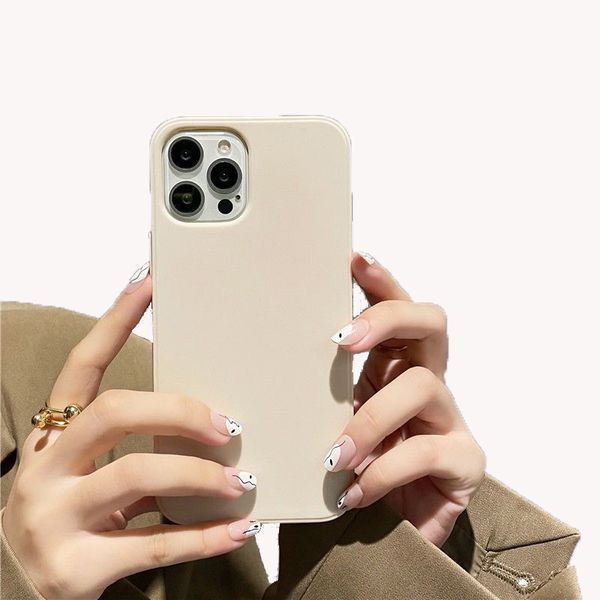 Diseñador Apple Phone Case Diseñador para iPhone 15 Pro Max Cases más Lindo 11 12 13 14 Pro Max Fashion Cover Shell ultra delgada Resistente RIND MAYORA 8 COLORES OPCIONALES