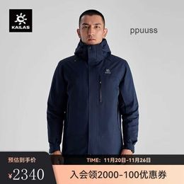 Diseñador Arcterys Chaquetas Auténticos abrigos Arc para hombres Traje de asalto KALS Cáscara dura impermeable 700 con dosel Forro interior Traje de montañismo cálido para exteriores