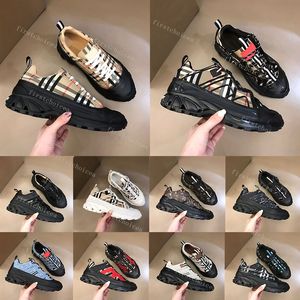 Chaussures pour hommes Baskets de créateurs Chaussures Arthur Baskets vintage rayées Luxe Arthur Sneaker Baskets de mode Vérifiez la plate-forme à lacets Sneaker