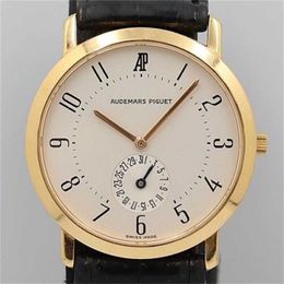 Designer Audemar Pigue Watch Royal Oak APF Factory 18K / 750 Klassisch BA25660 C38450 Manuel Gewunden Dead Lager Uhr