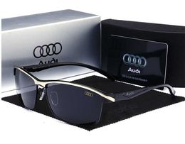 Designer Audi Cool Sunglasses Luxury Four Cercles Lunettes de soleil pour hommes Polarisé Femmes UV Résistantes de crapauds NOUVEAU