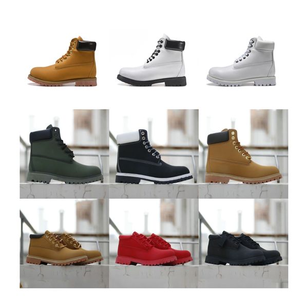 Diseñador Australia T Botas para hombres Mujeres Moda Clásico Plataforma de bota de invierno Timbelandbooties Cuero Senderismo Caminar Bota al aire libre Tamaño 36-45 Shose20