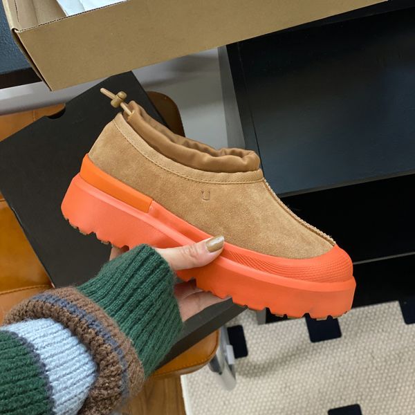 Designer Australian Boot Laine Fourrure Tasman Météo Hybrid Slipper Bottes Chocolat Chesut Orange Neige Bottines Classiques Hommes Femmes Hiver Tazz Chaussures De Pluie Imperméables