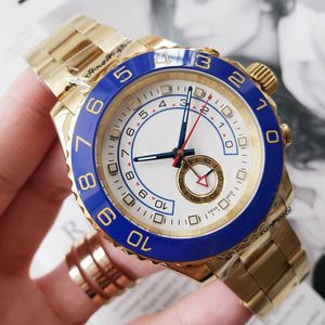 Designer Automatic Mechanical Mens Horloges Business Casual Horloge Gouden Roestvrijstalen Vouwen Gesp Montres Giet Hommes