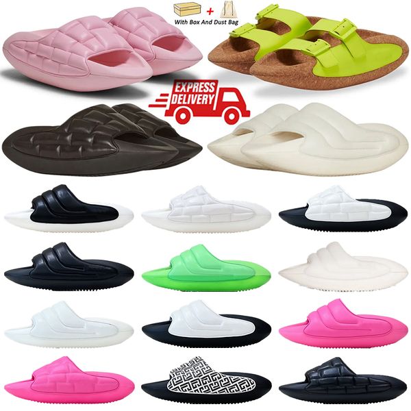 Designer B-IT Yachts Sandales Hommes Femme Curseur Mousse Minérale Bleu Onyx Pure Pantoufles Ocre Os Résine Clog Slide Desert Ararat Runr Slides Chaussure