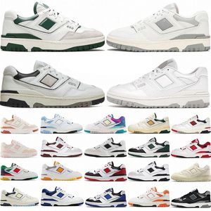 Chaussures de course Designer B550 Blanc Vert Gris Shadow Balance Crème Noir Bleu Unc Bb550 Evergreen Rich Paul Bury baskets d'extérieur