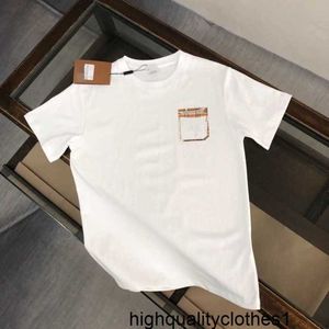 T-shirt à manches courtes de la famille Ba, t-shirt simple en pur coton pour hommes, ample et tendance, vêtements décontractés américains polyvalents PP22
