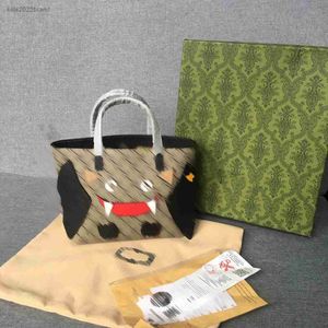 Ontwerper Baby Bag Mode Letter Drukkinderen Hangbag maat 20*21*10 cm Pinyin Cartoon Face Design Child Knapsack juli24