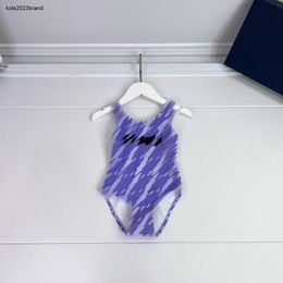 Designer Baby Bikini Girls Swimwear Comfort Kid Strandbenodigdheden Maat 80-150 cm Letter Afdrukken Een stuk juni 27