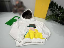designer babykleding Volledige bedrukking van interne letters kindertrui Trui met capuchon voor jongen meisje Maat 100-160 CM kindersweatshirts Sep25