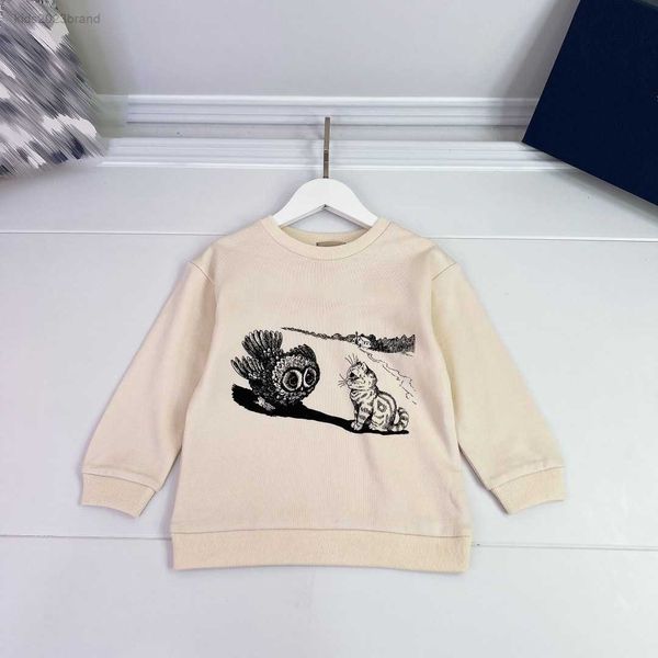 Designer Baby Clothes Kids Hoodies Cartoon Animal Imprimé Boys Pull Sweater Taille 100-160 cm de haute qualité pour enfants AUG09