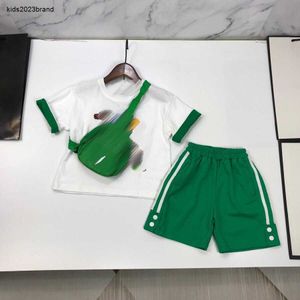 Designer Baby Clothes Kids Tracksuits Taille 110-160 cm T-shirt et shorts imprimés en trois dimensions linéaires
