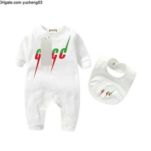 Designer bébé G vêtements barboteuse 100% coton barboteuses infantile garçon fille lettre costume salopette vêtements combinaison enfants body pour bébés tenue