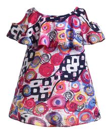Designer baby girl039s jurken schattige kinderen jurken elegante print jurk mouwloze rok baby girl039s kleding 8271295