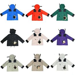 Designer bébé enfants veste technique printemps automne Windrunner Tee mode sport à capuche coupe-vent décontracté fermeture éclair en plein air enfants vestes 731