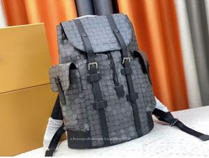 Designer Backpack Black Grid Travel Backpack Handtassen Men Vrouwen Leer Backpack Schooltas Luxe mode knapzak Back Pack Satchels Schouderboektassen