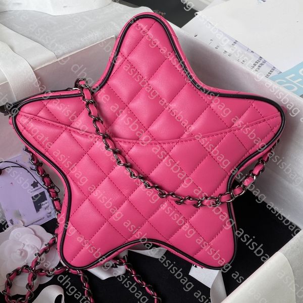 designer sac à dos cross body bourse canal sac étoiles sacs avec pièce pochette miroir en cuir or argent chaîne sac à dos femmes embrayage cc sacs mode dame sac à bandoulière