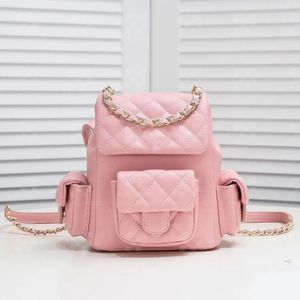 Mochila de diseñador Diseñadores Bolsa de libros Mochila Mochila para mujeres Caviar Cuero Lujo Fshion Estilo clásico Mochila Sac a dos Mini Mochilas Fencefinds