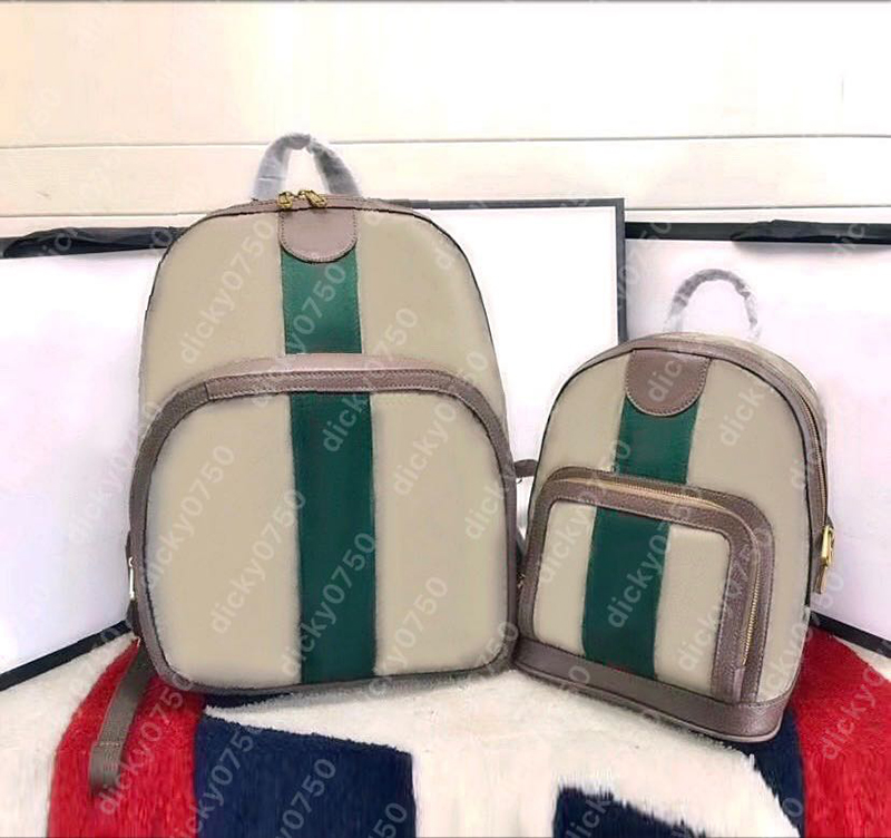 tasarımcı sırt çantası Yüksek kapasiteli kanvas okul çantası Elmas Kafes çanta rahat seyahat çantası Kadınlar için Hakiki Deri döşeme Lüks çanta Metal Logo dicky0750