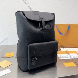 Designer Backpack Man Bag Heren Duffle Bag Luxe Computer Backpack Schoudertas Designer Bag Mannen Travel Backpack Hoogwaardige Gedrukt Canvas Leather Black