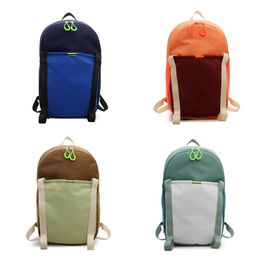 Designer Backpack Sports Outdoor Travel Bag Middle and Large Primary School Student Schoolbag Men and Women Same Style Double Back