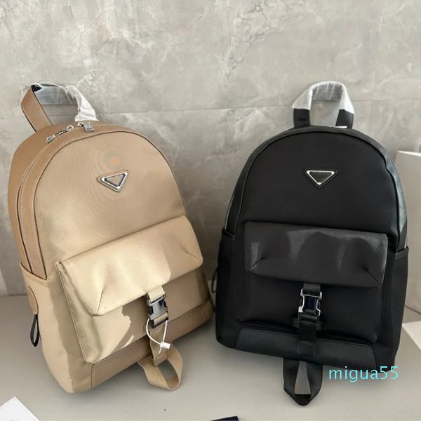 Mochila de diseñador de primera marca de nailon impermeable de gran capacidad de moda casual para hombres y mujeres universal hombro bandolera bolso de moda