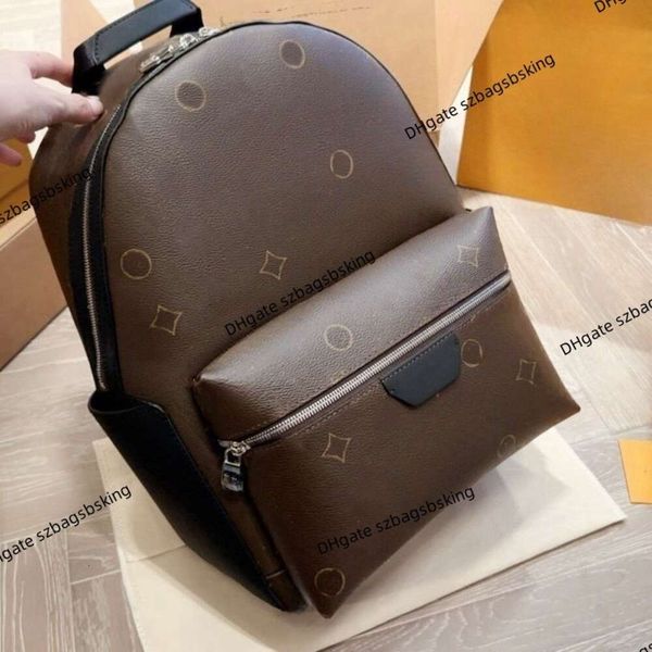 Mochila de diseñador Bolsa de viaje Marca de moda Bolso de hombro Mochila para computadora con estampado de cuero de alta calidad Bolso de ocio de gran capacidad para hombres y mujeres