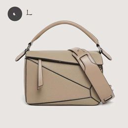 Designer sac 2023 nouveau mini rhombique en cuir souple sac géométrique épissage portable grande capacité oreiller sac épaule sac de messager